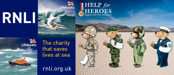 RNLI and Help for Heroes Charities